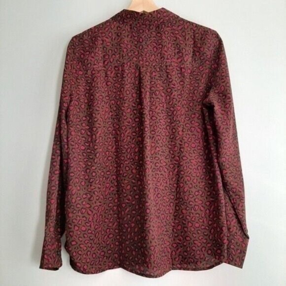 BANANA REPUBLIC | Dillon Classic Fit Animal Print Top Button Down Shirt Sz M - Picture 6 of 8